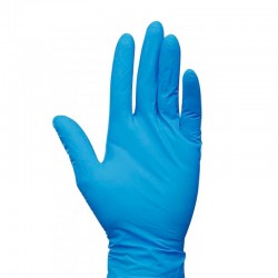 Caja de guantes de nitrilo azul 100uds.