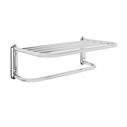 Toallero mural inox cromo 47,5x16,5x21cm