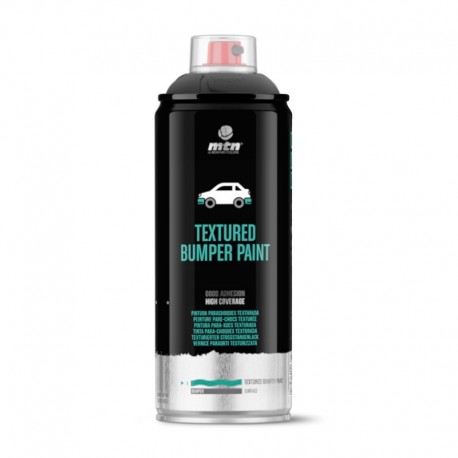 Spray de pintura negra parachoques 400ml Montana