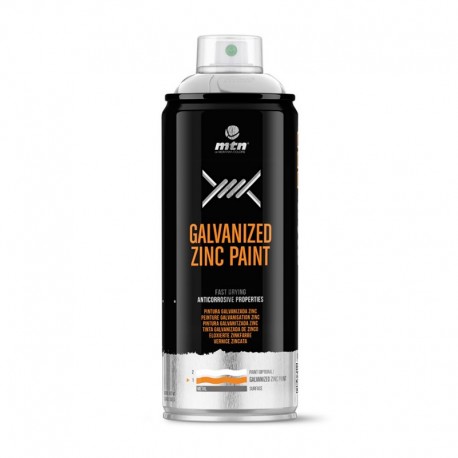 Spray de pintura galvanizada Pro 400ml Montana