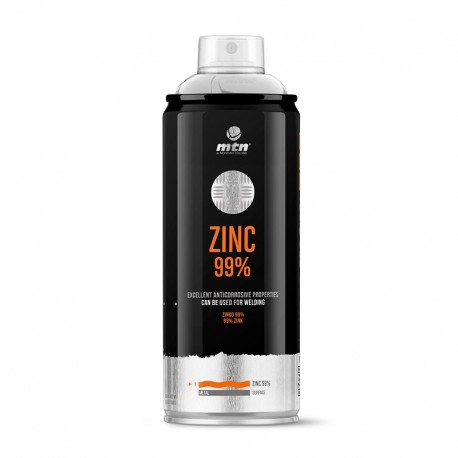 Spray de pintura imprimación zinc mate 400ml Montana