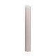 Tramo final estanco coaxial horizontal blanco 100cm H-H