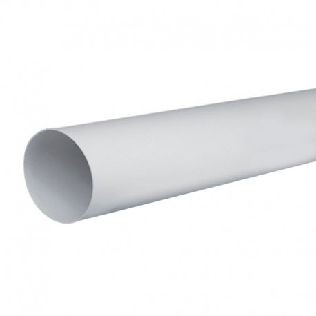 Tubo redondo de PVC blanco 100cm 1,5 metros