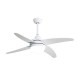 Ventilador de techo motor DC blanco con mando Ø117cm Klod