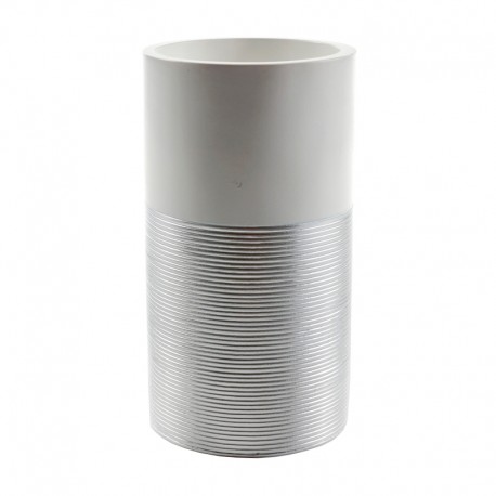 Vaso de poliresina plata 12,5cm Combi