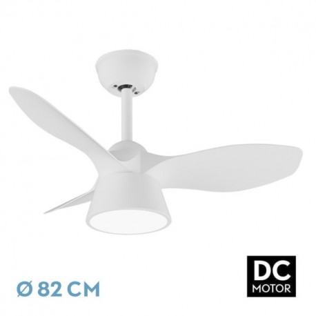 Ventilador techo Cubico DC blanco 82cm