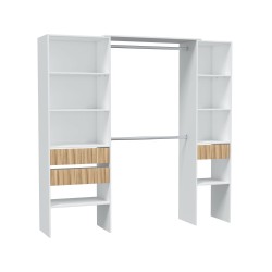 Vestidor Tempus blanco 190x40x187cm