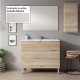 Mueble de baño City 80cm 3 cajones