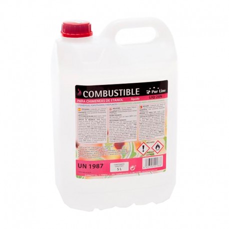 Combustible bioetanol líquido 5L Purline