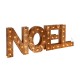 Letras navideñas Noel con luces LED de madera 44cm