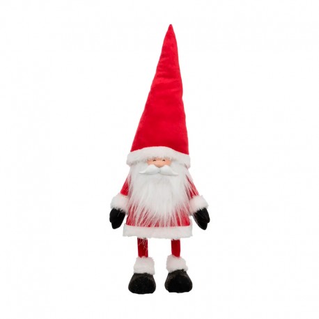 Papa noel decorativo con muelle 15x10x47cm