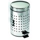 CUBO BAÑO 03LT. METAL PERFORADO INOX