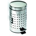 CUBO BAÑO 03LT. METAL PERFORADO INOX