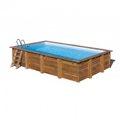 Piscina rectangular de madera Evora Sunbay Gre