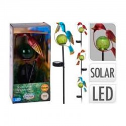 Piqueta pájaro con luz solar LED 1,2V 600mAh