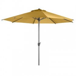 Parasol de aluminio Loompa 3 metros mostaza