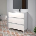 Mueble de baño Madrid roble 100cm