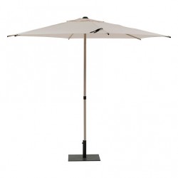 Parasol de acero 2,7 metros Soya arcilla